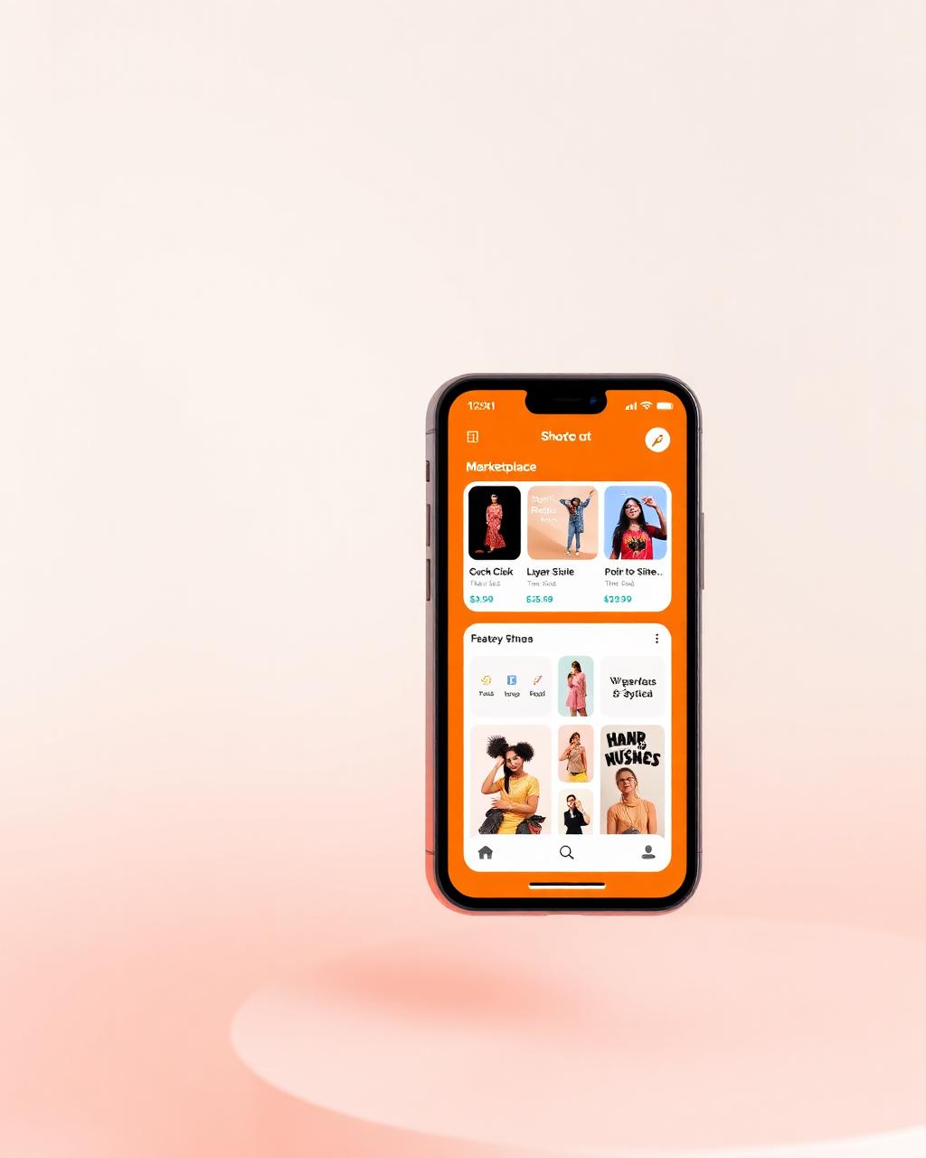 GHVENDORS app on phone
